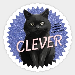 The Mischievous Meower Sticker